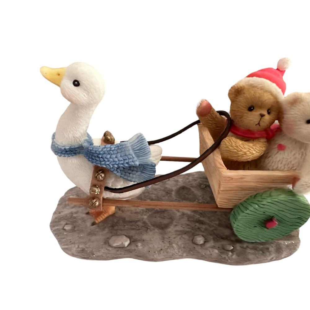 Cherished Teddies CARTER & FRIENDS Take Time For Others CHRISTMAS GOOSE Figurine